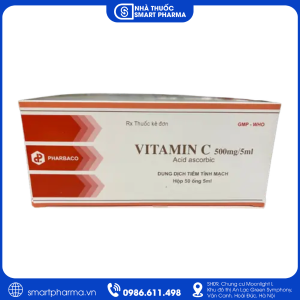 Vitamin C 500mg/5ml phòng và điều trị tình trạng thiếu vitamin C