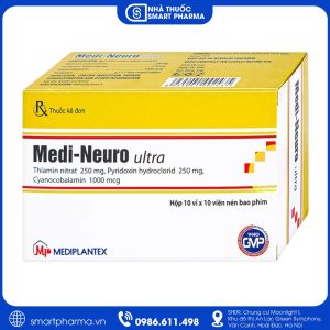 Medi-Neuro Ultra điều trị viêm dây thần kinh và rối loạn thần kinh do thiếu vitamin nhóm B