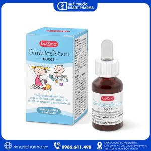 Men Simbiosistem Gocce bổ sung lợi khuẩn, hỗ trợ tiêu hóa cho trẻ nhỏ