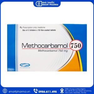 Methocarbamol 750 điều trị co thắt cơ trong rối loạn cơ xương cấp tính