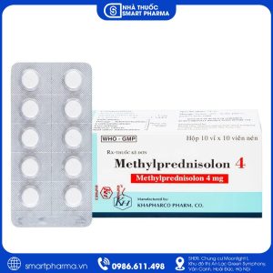 Methylprednisolon 4 điều trị viêm khớp dạng thấp, lupus ban đỏ và các bệnh viêm