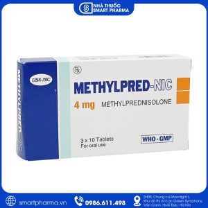 Methylpred-Nic 4mg điều trị viêm khớp, dị ứng và các bệnh lý viêm miễn dịch