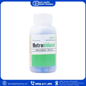 Metronidazol 500mg điều trị nhiễm Trichomonas, amip và vi khuẩn kỵ khí