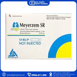 Meyerzem SR điều trị viêm mũi dị ứng, viêm phế quản và các bệnh dị ứng
