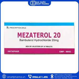 Mezaterol 20mg điều trị các triệu chứng liên tục của bệnh hen và tắc nghẽn đường hô hấp