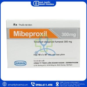 Mibeproxil 300mg điều trị nhiễm virus HIV-1 và viêm gan B mạn tính