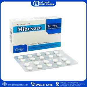 Mibeserc 16mg điều trị chóng mặt, ù tai do rối loạn tiền đình và hội chứng Ménière