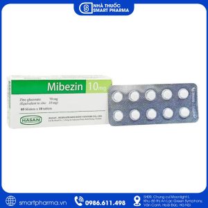 Mibezin 10mg bổ sung kẽm, điều trị thiếu kẽm và hỗ trợ trong tiêu chảy ở trẻ em