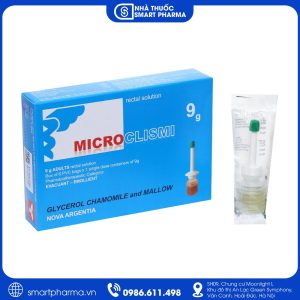 Dịch lỏng thụt trực tràng Microclismi 9g điều trị táo bón cho người lớn