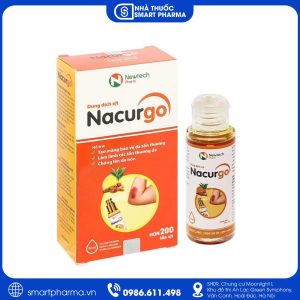 Xịt vết thương Nacurgo 30ml tạo màng bảo vệ, hỗ trợ phục hồi da tổn thương