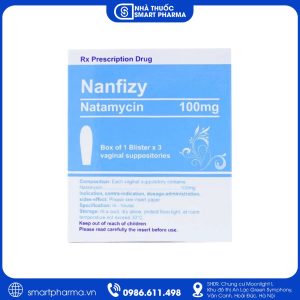 Nanfizy 100mg điều trị nấm âm đạo, nấm Candida và nhiễm Trichomonas