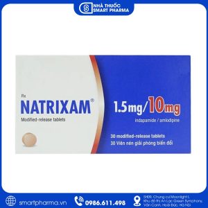 Natrixam 1.5mg/10mg điều trị tăng huyết áp