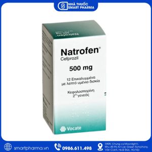 Natrofen 500mg điều trị nhiễm khuẩn đường hô hấp, da và đường tiết niệu