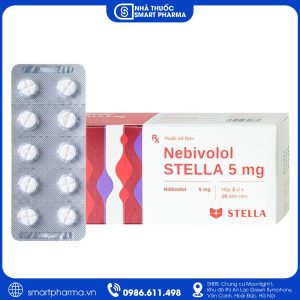 Viên nén Nebivolol 5mg điều trị tăng huyết áp