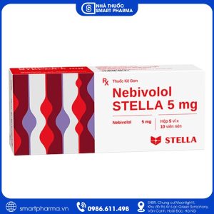 Thuốc Nebivolol Stella 5mg điều trị tăng huyết áp