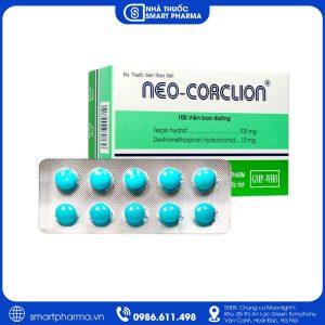 Viên nén Neo-Corclion hỗ trợ giảm ho, long đờm do kích thích đường hô hấp