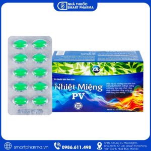 Thuốc nhiệt miệng PV điều trị viêm loét miệng, sưng lợi và đau răng