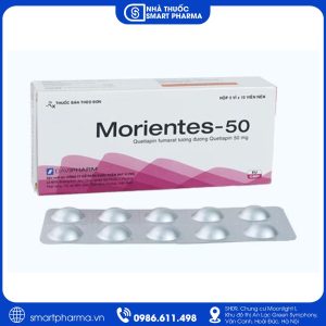 Morientes 50mg điều trị tâm thần phân liệt và cơn hưng cảm do rối loạn lưỡng cực