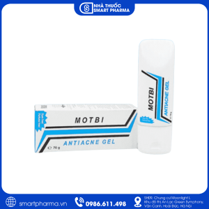 Gel Motbi Antiacne hỗ trợ cải thiện mụn và chăm sóc da dễ nổi mụn
