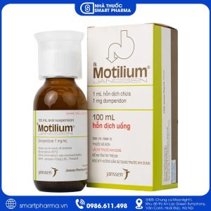 Hỗn dịch uống Motilium Janssen 100ml điều trị triệu chứng buồn nôn và nôn