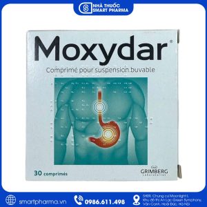 Thuốc Moxydar 1500mg điều trị đau thực quản, dạ dày và trào ngược dạ dày – thực quản