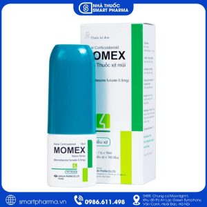 Thuốc xịt mũi Momex Nasal Spray điều trị viêm mũi dị ứng và polyp mũi