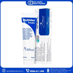 Bột rắc vết loét Multidex 45g hỗ trợ làm lành vết loét mạn tính và chăm sóc vết thương ngoài da