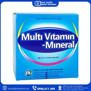 Multi Vitamin Mineral bổ sung vitamin và khoáng chất, hỗ trợ tăng sức đề kháng và giảm mệt mỏi
