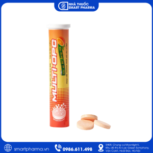 MULTI-OPC viên sủi bọt hương cam bổ sung đa vitamin, hỗ trợ bồi bổ sức khỏe và giảm mệt mỏi