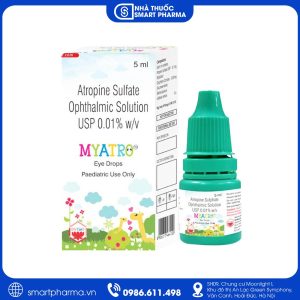 Dung dịch nhãn khoa Myatro 0.01% hỗ trợ kiểm soát tiến triển cận thị ở trẻ em