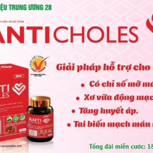 Smart Pharma - AntiCholes - Hỗ trợ giảm mỡ máu, giảm nguy cơ xơ vữa mạch máu (Hộp 6 vỉ x 10 viên) 1 Smart Pharma - 3 16929321709181220514013